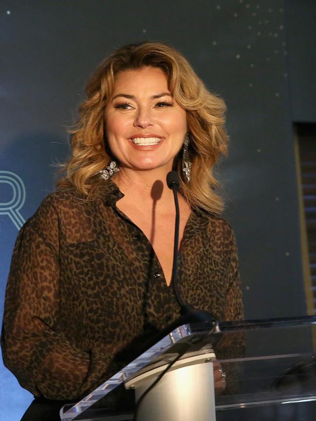 Shania Twain apologised for saying she may have voted for Donald Trump. Picture: AFP