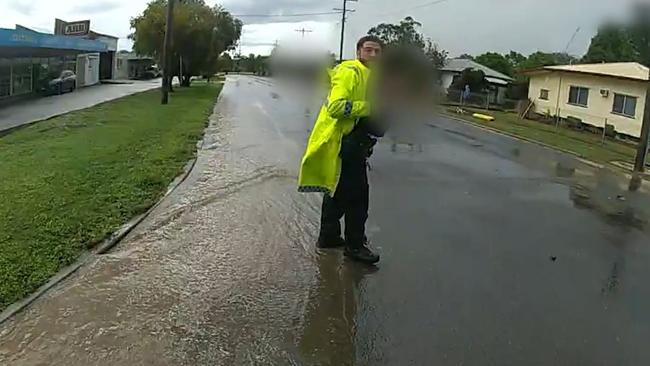 Police rushed to rescue a boy after he was swept through floodwaters and into a stormwater drain northwest of Cairns, after recent wet weather caused flash flooding. Picture: Supplied.