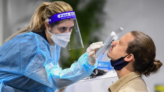 People are still waiting up to three days for results from their PCR tests. Picture: Getty Images