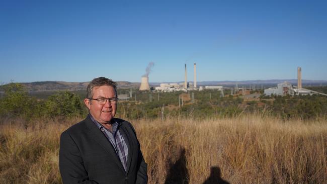 LNP MP Colin Boyce near the Callide Power Station.