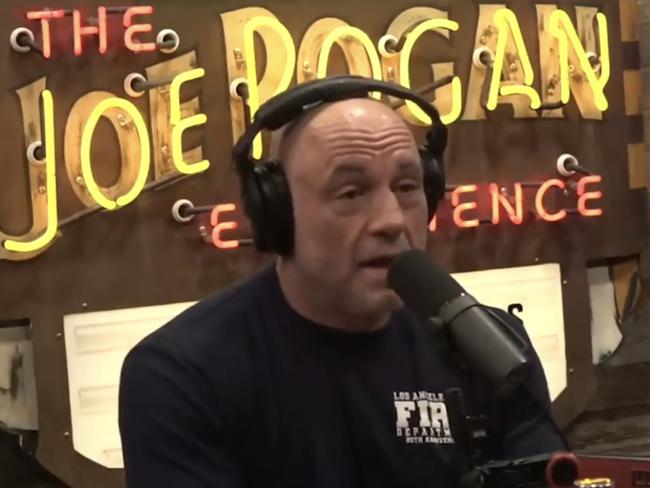 American podcaster Joe Rogan. Picture: YouTube