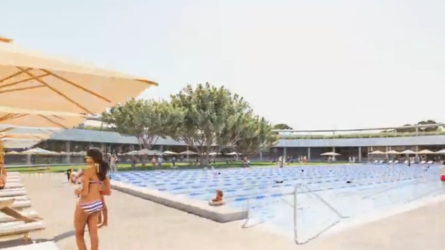 The new pools will open in 2023.