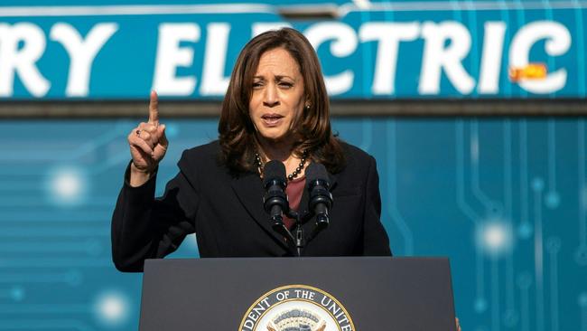 Vice President Kamala Harris in Charlotte, North Carolina.