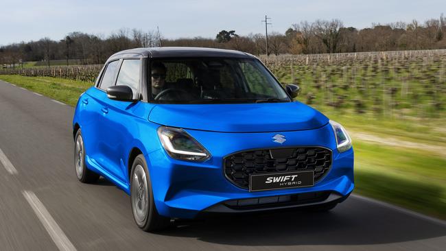 The Swift comes with a mild hybrid set-up to reduce fuel use. Picture: Supplied