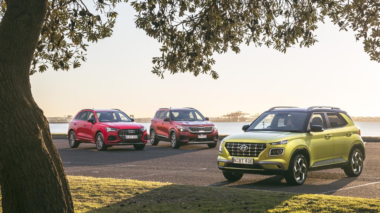 Photo of Car of the Year comparison test between Hyundai Venue, Kia Seltos and Audi Q3