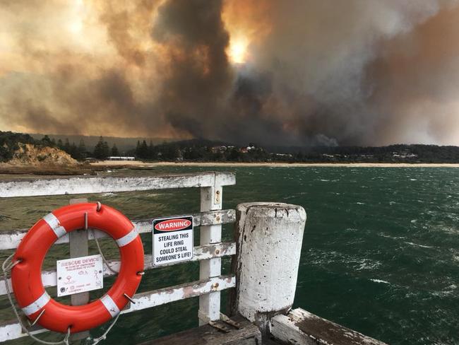 Mr Carter is stunned at the damage to his home town. Picture: Facebook/Suzie Duffy