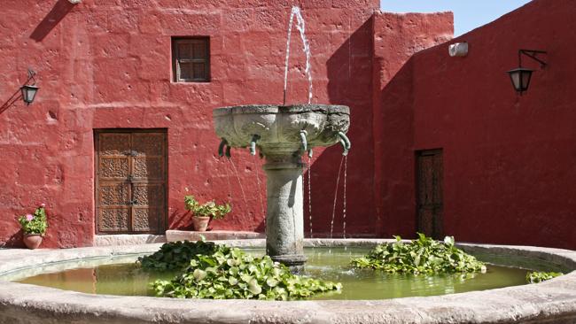 A fountain in Arequipa. Picture Supplied