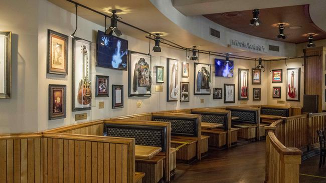 Venue Manager Maurice Van Tilburg said the Hard Rock Cafe was looking better than ever. Picture: Jerad Williams