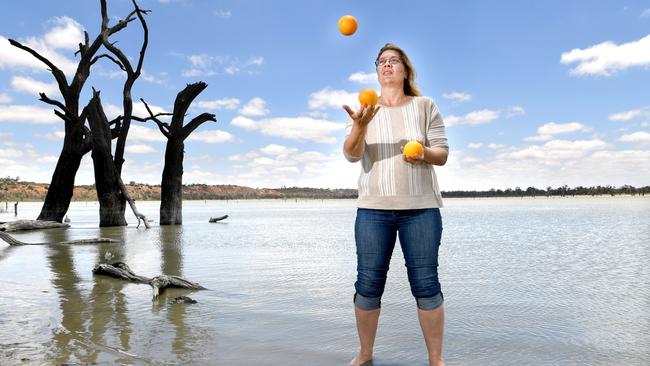 Riverland irrigator Caren Martin pictured at Waikerie. Picture: Tricia Watkinson