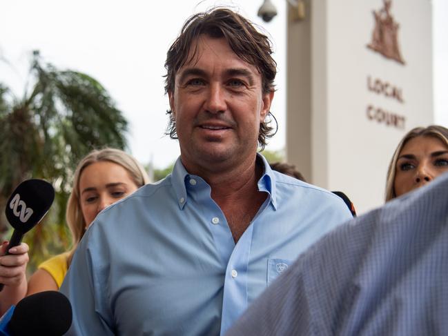 Matt Wright arrives at the Darwin Local Court on Thursday. Picture: Pema Tamang Pakhrin