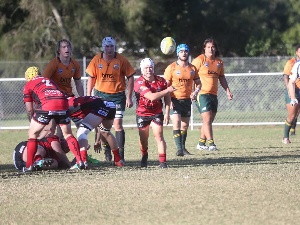 GCDRU grand final rematch, round 9. Surfers Paradise Dolphins v Griffith Uni Colleges Knights. June 8 2024, picture: Richard Gosling