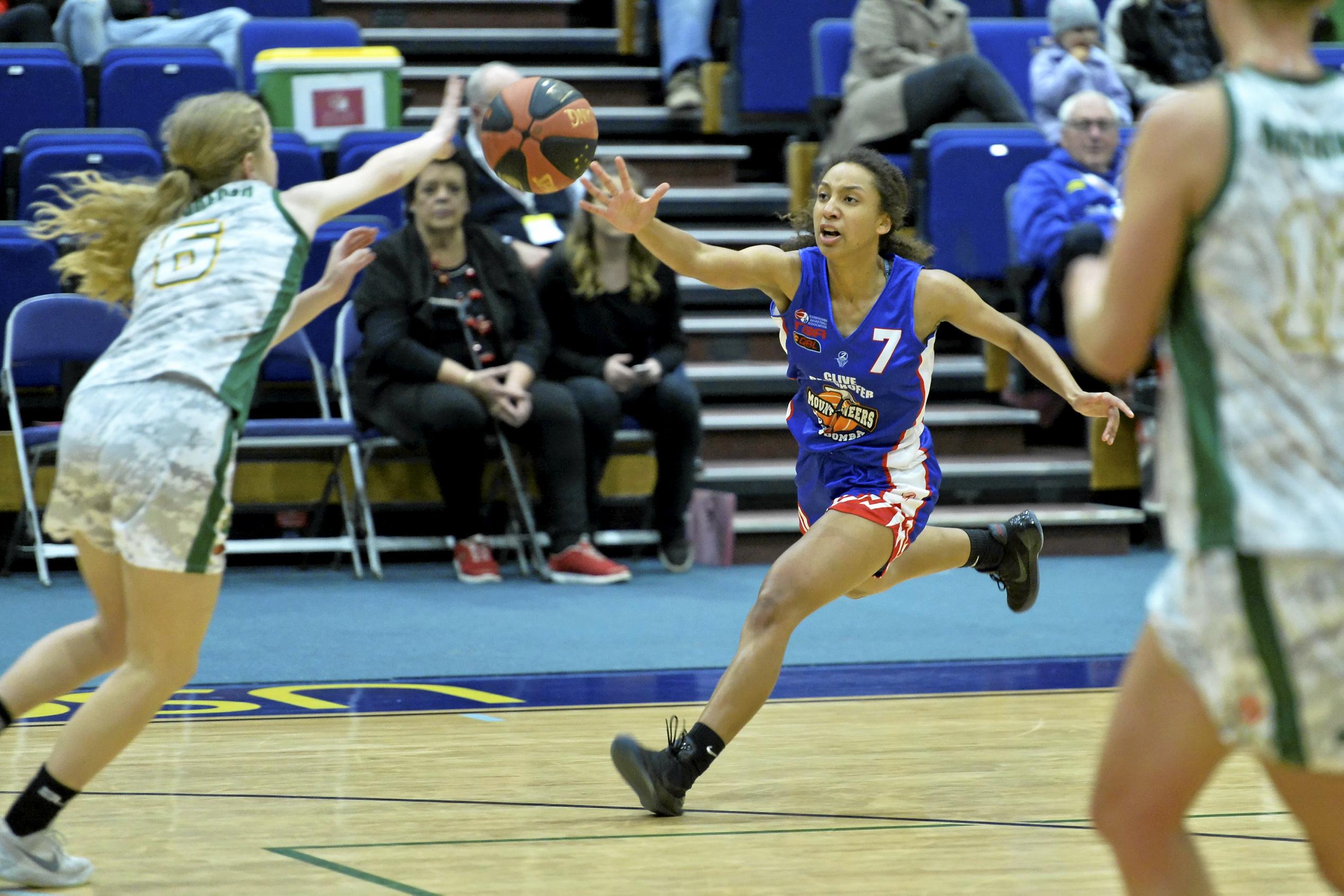 Jorja Bolton of Toowoomba Mountaineers against Ipswich Force in QBL women round seven basketball at USQ's Clive Berghofer Recreation Centre, Saturday, June 9, 2018. Picture: Kevin Farmer