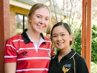 LEADING THE WAY: Dayna Champion (left) and Tia Angel have taken the lead at the University of Southern Queensland. Picture: Contributed