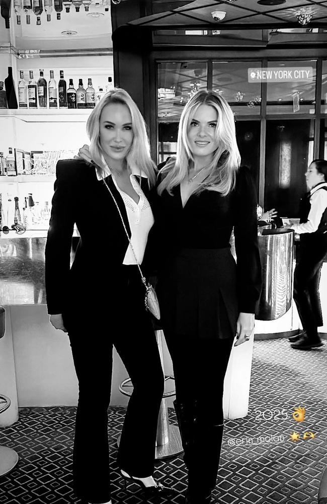 Linda Rogan and Erin Molan in New York. Photo: Instagram