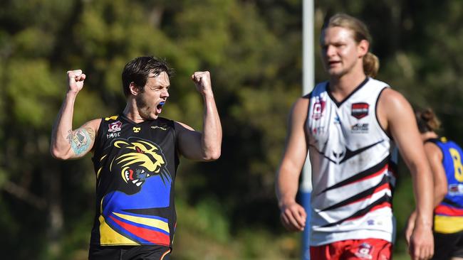 Caloundra’s Quinten Ross (left).