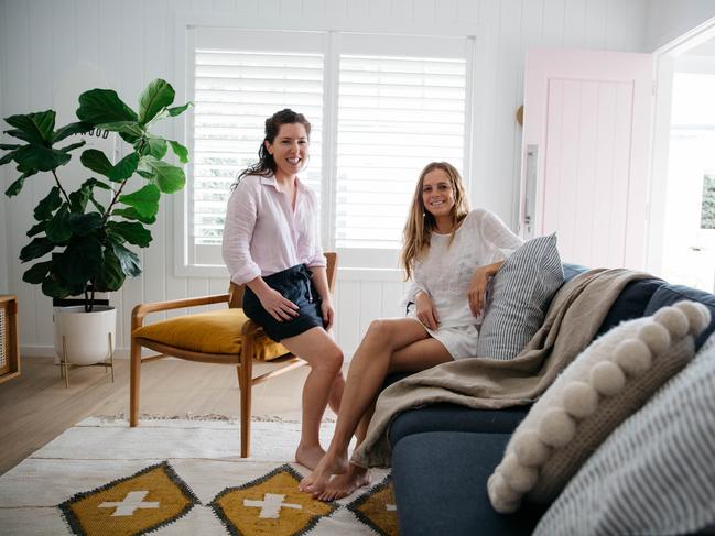 Georgie Cavanagh and Carlotta Casals started up a French linen bedding company, Carlotta + Gee, as a side hustle.