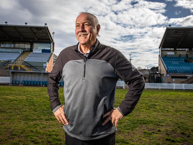South Australian AFL legend Malcolm Blight would have fond memories of kicking a booming, matchwinning torpedo back in 1976. Picture: Tom Huntley