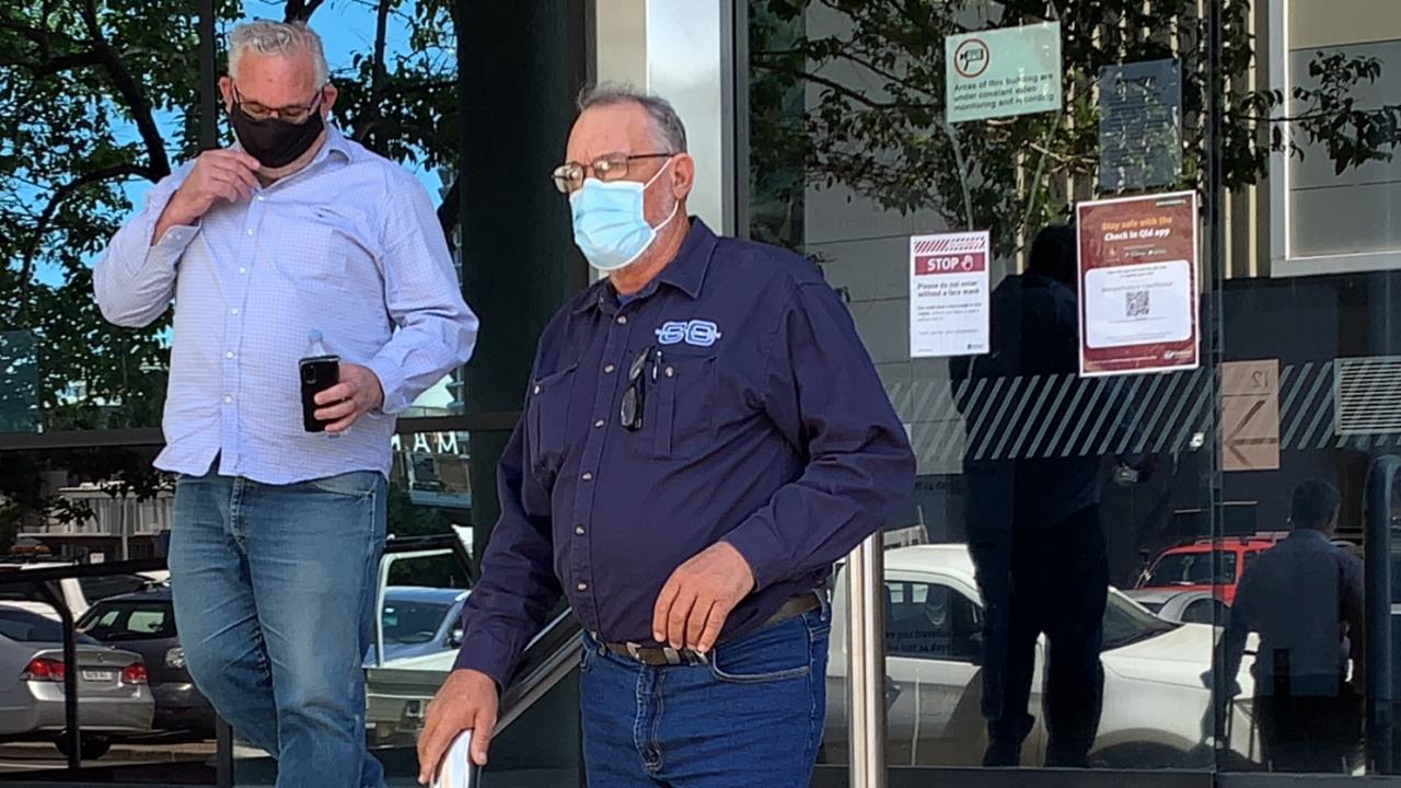 Brian Andrew Cordwell (right) pleaded guilty to reckless conduct in Maroochydore District Court on September 21. Picture: Aisling Brennan