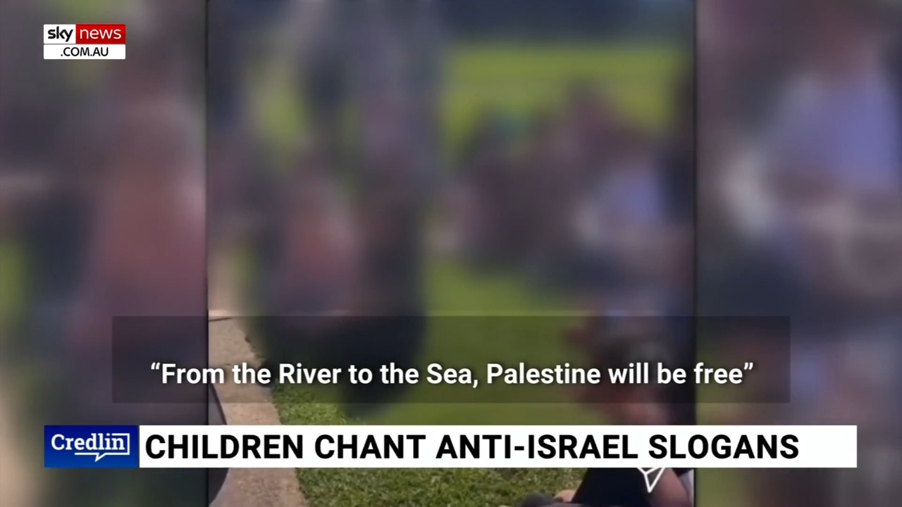 Peta Credlin reacts to ‘chilling’ scenes of young kids chanting anti-Israel slogans