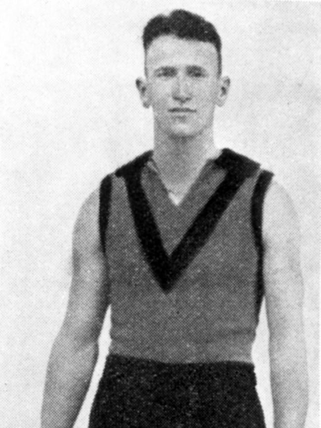 George "Blue" Johnston was a huge presence in Glenelg’s breakthrough premiership.