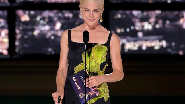 Selma Blair speaks on stage during the 74th Annual Primetime Emmy Awards.