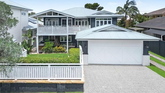 The Block couple and serial renovators Kyal and Kara Demmrich are selling their luxury Central Coast holiday let. Picture: realestate.com.au