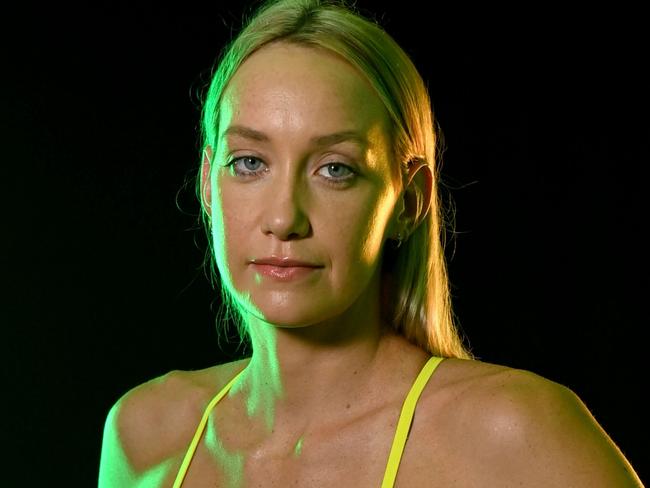 CAIRNS, AUSTRALIA - JULY 16: In this handout image provided by Swimming Australia Madi Wilson poses during an Australia Dolphins Tokyo 2020 Olympic Games Swimming Squad Portrait Session on July 16, 2021 in Cairns, Australia. (Photo by Delly Carr/Swimming Australia via Getty Images)