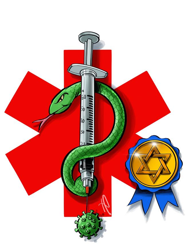 Israel’s COVID vaccine rollout is said to be the gold standard for Australia to follow yet there are many unanswered questions. Illustration: Terry Pontikos