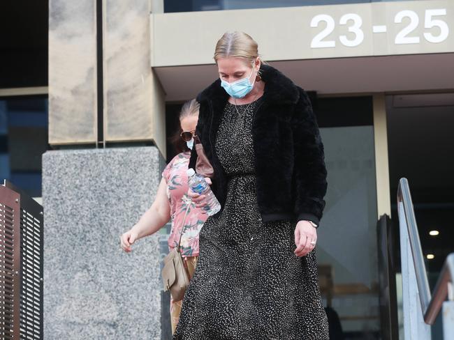 Renee Ferguson outside the Hobart Magistrates Court earlier this year. Picture: Nikki Davis-Jones