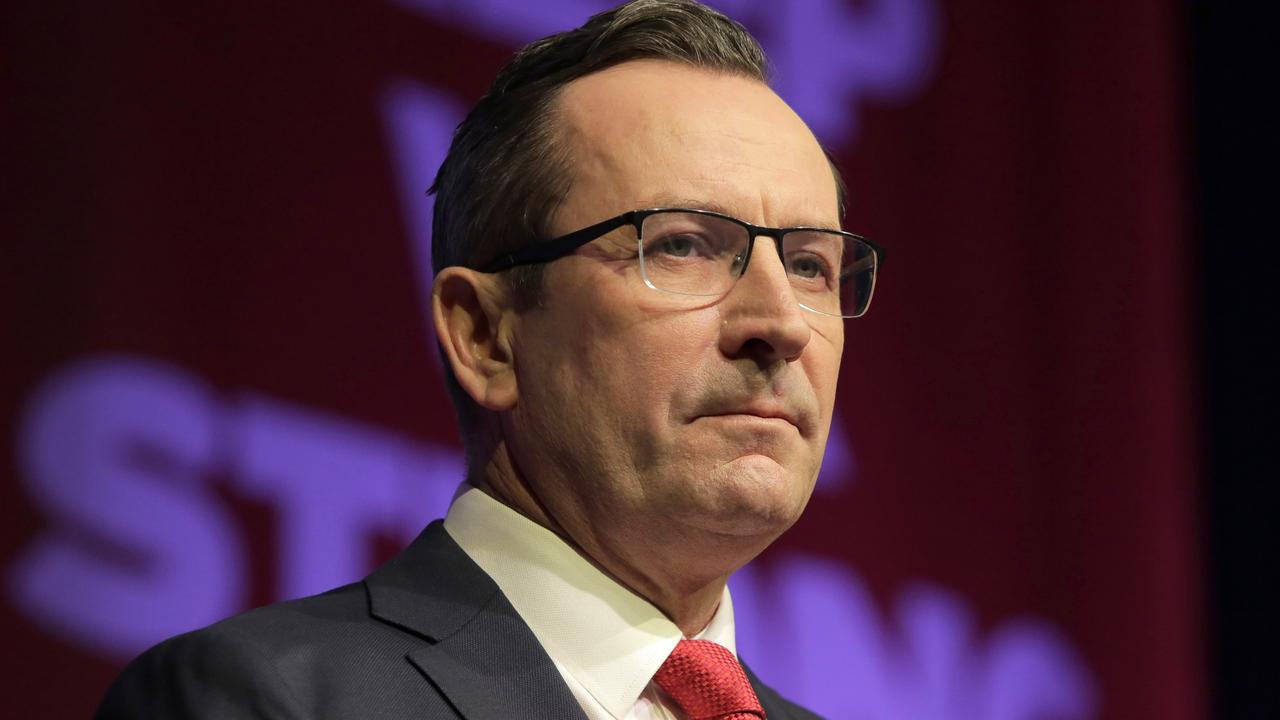 Western Australia Premier Mark McGowan announced the move on Facebook. Picture: NCA NewsWire / Philip Gostelow