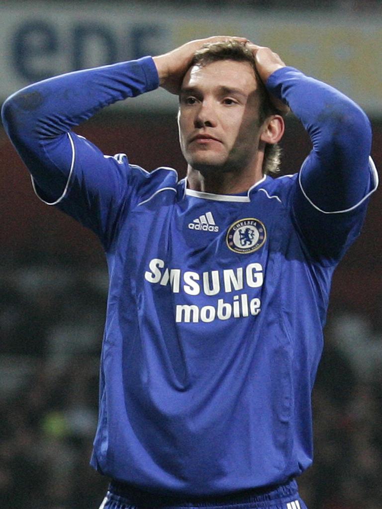 Andriy Shevchenko had a forgettable spell with Chelsea.