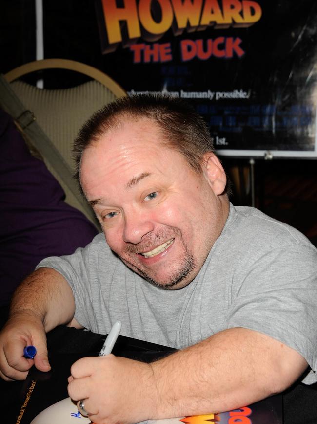 He went on to star in the Chucky films as well the cult classic Howard the Duck. Picture: Albert L. Ortega/Getty Images