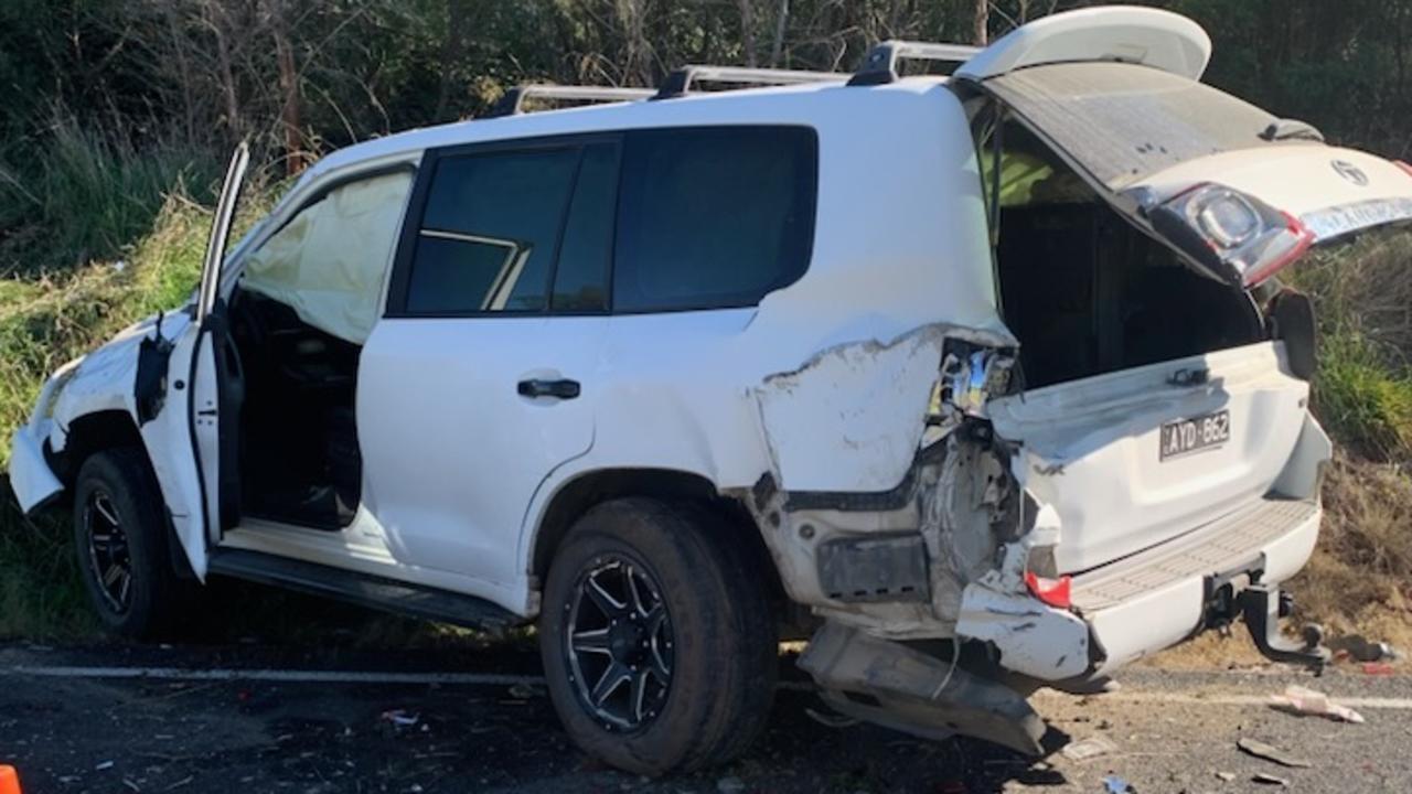 Family cheats death on crumbling country road