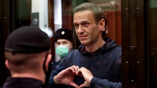 Russian opposition leader Alexei Navalny died suddenly in an Arctic prison colony last month. Picture: Alexey Pavlovsky/Moscow City Court press service / AFP.