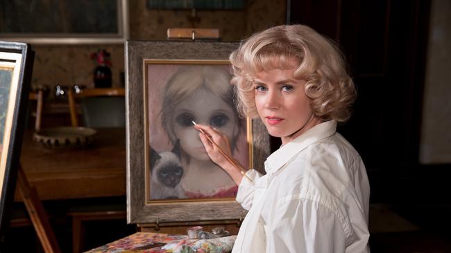 Amy Adams in Tim Burton’s vivid film <i>Big Eyes</i>.