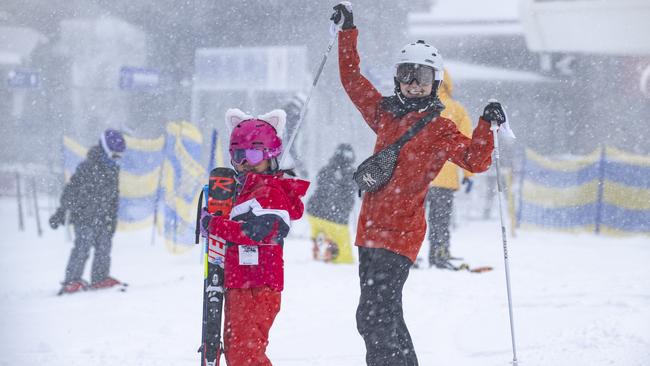 Between 10cm to 20cm of snow is predicted to fall in the coming days. Picture: Mt Buller