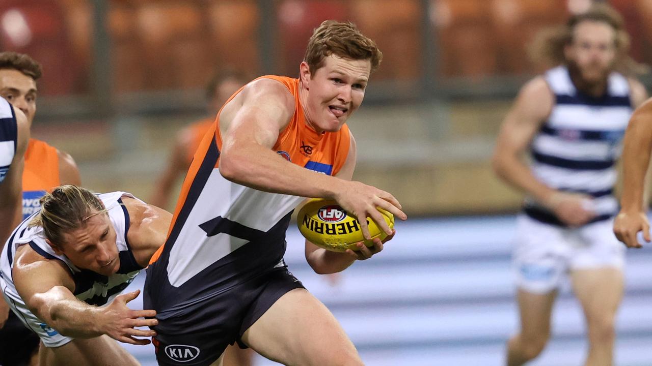 Giant Tom Green has a bright AFL future. Picture: Phil Hillyard