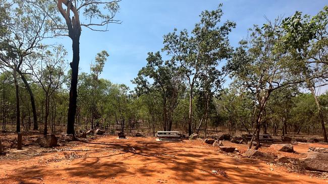 The newly built campsites are generously spaced out to ensure visitors still feel they are in the bush. Picture: Minister for Parks and Rangers