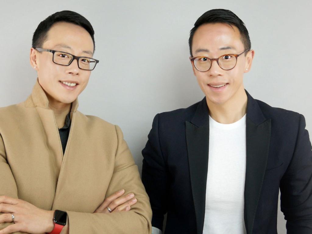 Shakeup is founded by twin brothers, Shane Carnell-Xu and Jake Xu. Picture: Shakeup