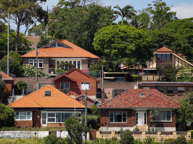 SYDNEY, AUSTRALIA - NewsWire Photos FEBRUARY 11, 2021, A view of houses in the Inner West of Sydney as the Australian banking association has revealed how many loans are still on Covid 19 deferment, Sydney, Australia. Picture: NCA NewsWire / Gaye Gerard