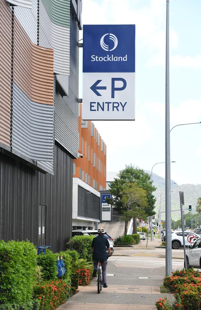 The girl hide from police inside a toilet cubicle in Stocklands, despite being banned from the premises previously.