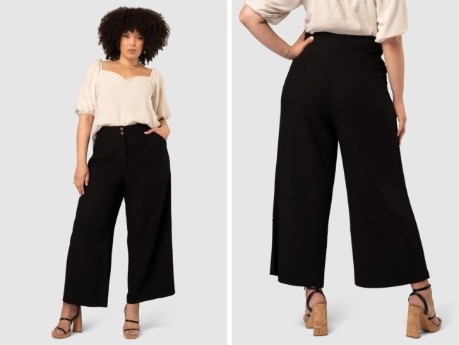 Something 4 Olivia Lottie Linen Pants. Picture: THE ICONIC.