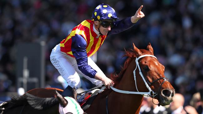 The Queen rang Chris Waller after Nature Strip had won The King's Stand Stakes at Royal Ascot earlier in the year. Picture: Alex Livesey–Getty Images/Bestpix