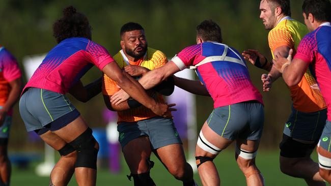 Tolu Latu is sure to be in the thick of the action on Saturday.