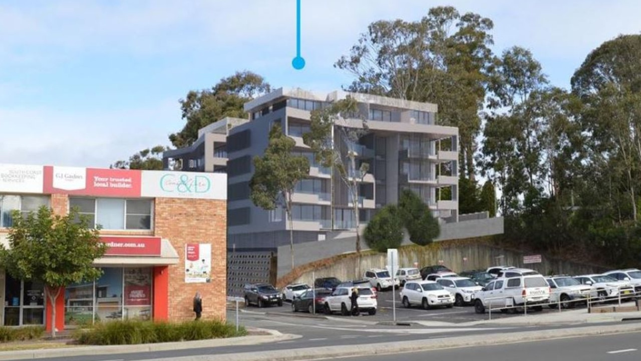 The $11.5m, 29-unit development was proposed for Batemans Bay.