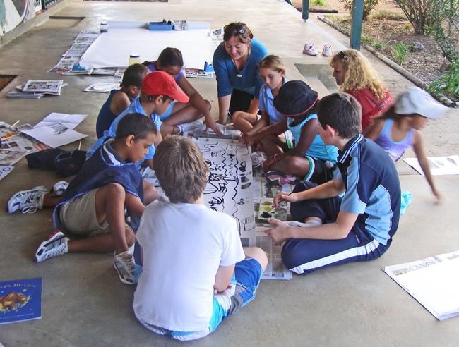 FLASHBACK 2010: Rose Marin, Telissa King, Teacher- Maree Davis, Una Walker, Eunice Duncan, Tom Walls, Andrew Walls, Kaylen King, Alex Robinson, Marcus Duncan, Susan Mundine.