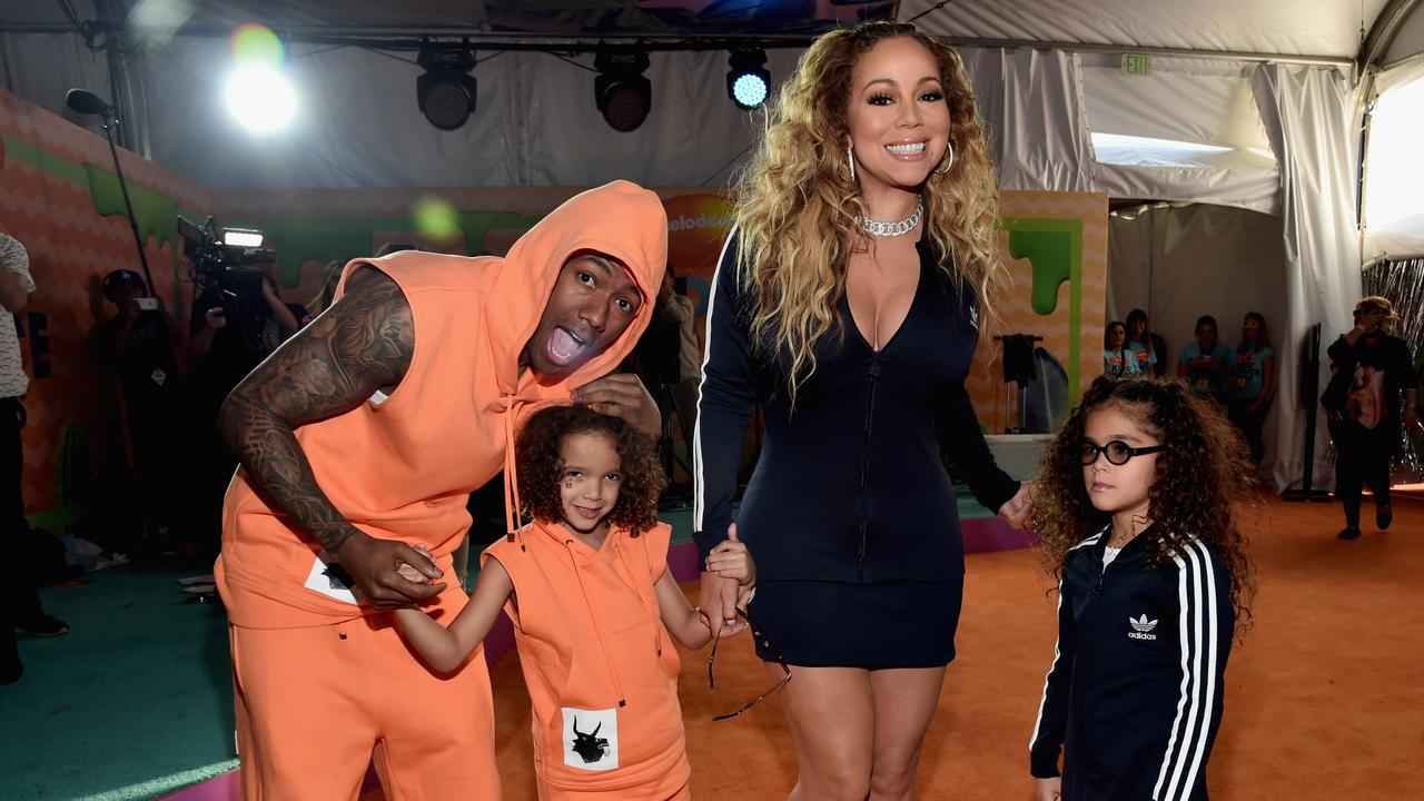 Cannon, Carey and kids at Nickelodeon's 2017 Kids' Choice Awards. (Photo by Alberto E. Rodriguez/Getty Images)