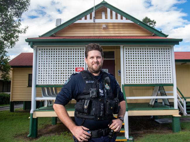 Toogoolawah Police's newest officer senior constable Justin Willcocks. PHOTO: Ali Kuchel