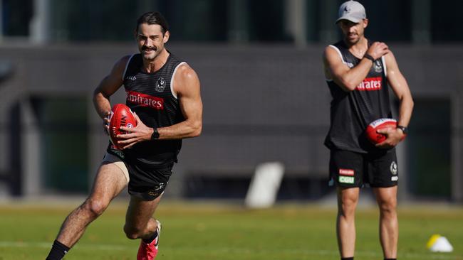 Only a small group of players would go into isolation if an AFL player tested positive for coronavirus next week. Picture: AAP Image/Michael Dodge