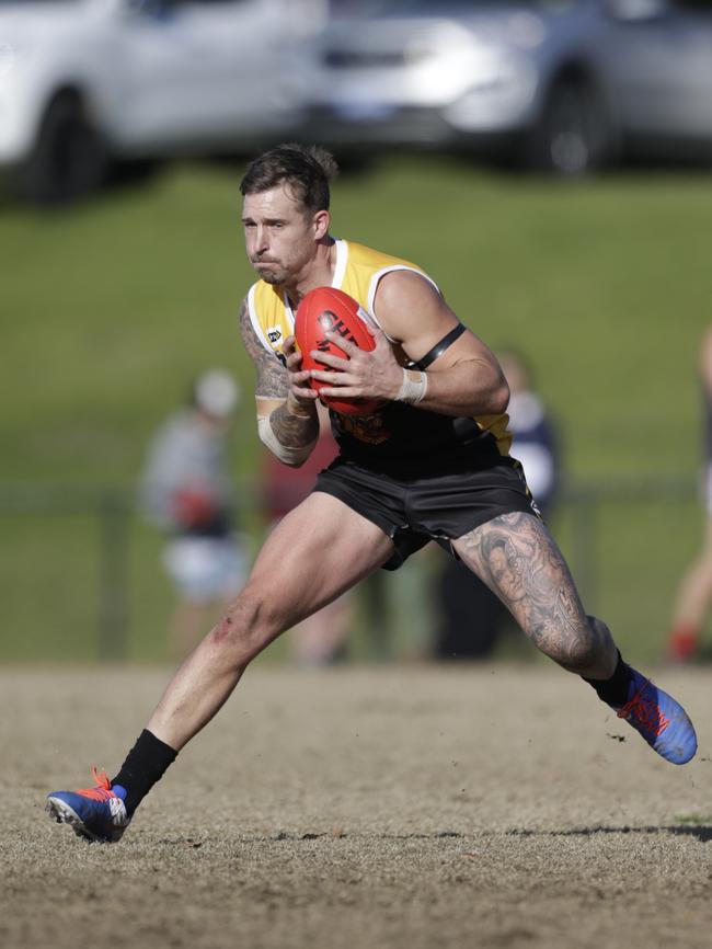 Frankston YCW’s Scott MacLeod was pivotal in the Stonecats’ win.